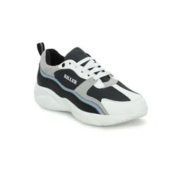 Killer Men Colourblocked Round Toe Sneakers