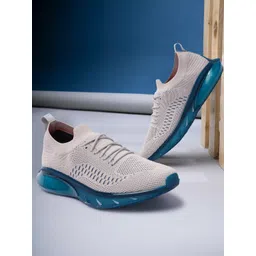 Killer Men Grey & Turquoise Blue Casual Sneakers
