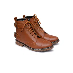Killer Men Round Toe Laced Up Boots