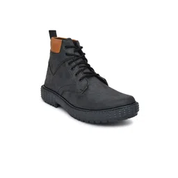 Killer Men Round Toe Laced Ups Boots