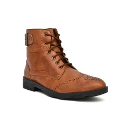 Killer Round Toe Laced Ups Boots