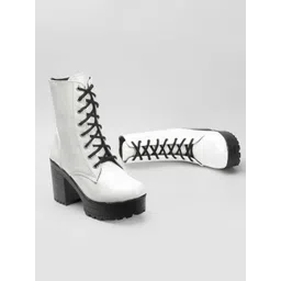 Killer Women Heeled Lace-Up Boots