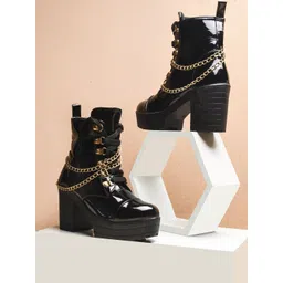 Killer Women Round Toe Lace Up Boots