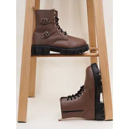 Killer Women Round Toe Lace Up Boots