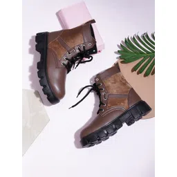 Killer Women Round Toe Lace Up Boots