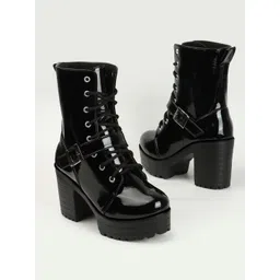 Kliev Paris Women Ankle Length Block Heeled Boots