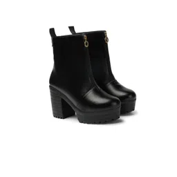 Kliev Paris Women Comfortable Front Chain Boots