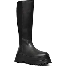 Knee Hight Leather Long Boots for Women High