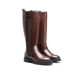 Knee-Length Boots with Synthetic upper