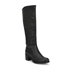 Knee-Length Boots with Zip Closure