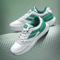 KNICK Casual Shoes | Memory Extra Bounce Insole & PU Upper| Sleek Trendy Lace-Up Sneakers For Men