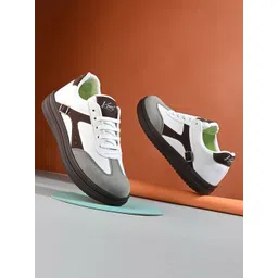 knoos Women Colourblocked Lace-Ups Sneakers