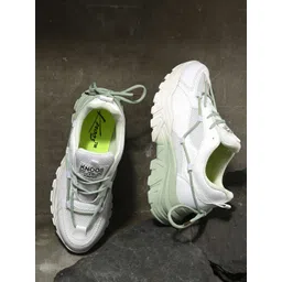 knoos Women Colourblocked Lightweight Mesh Comfort Insole Basics Sneakers