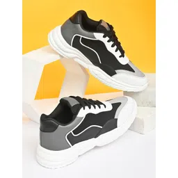 Kook N Keech Men Colourblocked Synthetic Sneakers