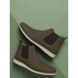 KRAASA High Top Chelsea Boots