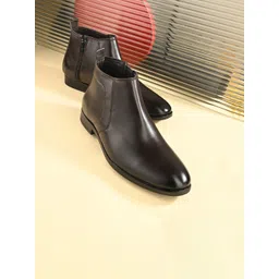 KRAASA Men High-Top Chelsea Boots