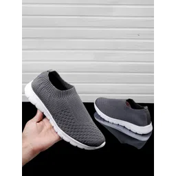 KRAASA Men Textile Walking Non-Marking Shoes SP7272