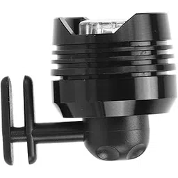 Kufoo Shoes Headlights, 4PCS Lightweight Shoes Attachment Flashlights East to Install for Night Walking (Black)