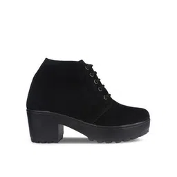 Lace-Up Ankle-Length Boots