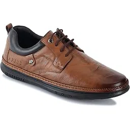 Lace-Up Dual Shade Casual Shoes for Men