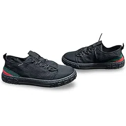 Lace-Up Sneakers, Low-Top Casual Shoes