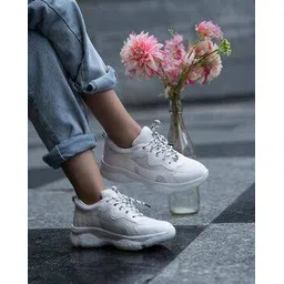 Lace-Up Walking Shoes