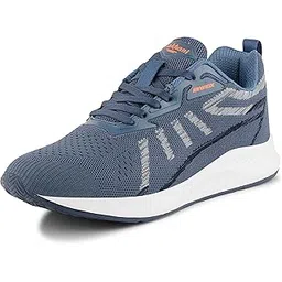 Lakhani aashirwad Plush Running, Jogging, and Workout & Gym Shoes for Men | Comfortable Shoes with Memory Foam Insole, Knitted Upper, Lace Up Closure, and Anti-Slip Outsole