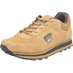 Lakhani Aayushman Mens Leather Men's Sports Shoes |Running, Walking & Trekking, Lace-up Shoes-promex-714 Sneaker