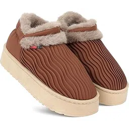 Latest Women's Comfortable Indoor/Outdoor Winter Shoes/slipper |Womens winter Slip on Boots |Girl's And Women's Winter Fur Shoes
