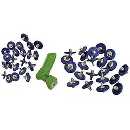 Lauris Cricket Blue Spikes with Key (Pack of 45)