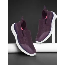 Leap7x BRISBEN10E Non Lacing Sports Shoes With EVA Sole | Suitable For Jogging & Walking Shoes For Women