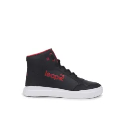 Leap7X by Liberty Men's VENOUR-1E Black Ankle High Sneakers