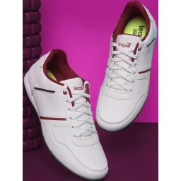 Leap7X by Liberty Men's White Running Shoes