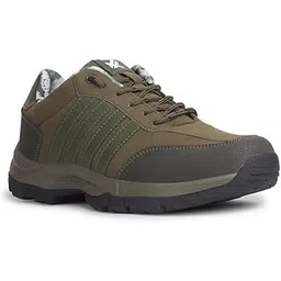 Leap7x COLUMBIA6E Trekking Shoes for Men with EVA Sole | Suitable for Walking, Gym, Outdoor | PU Upper | Memory Foam Insole | Stylish, Comfortable & Durable | Sports Footwear