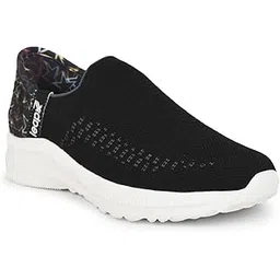 Leap7x Eazy Non-Lacing Running Shoes for Women with EVA Sole|Suitable for Walking, Gym, Outdoor & Jogging| Woven Outsole| Memory Foam Insole|Stylish, Comfortable & Durable|Sports Footwear