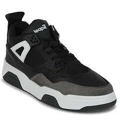 Leap7x RETRO-02 Casual Lacing Sneakers for Men with EVA Sole | Comfortable Outsole | Lightweight Durable and Cushioned Footbed | Flexibility and Shock Absorption