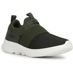 Leap7x SENTINO Sports Non Lacing Walking Shoes for Men with EVA Sole | Suitable for Jogging Gym and Outdoor | Woven Outsole | Memory Foam Insole | Stylish Durable and Comfortable