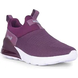 Leap7X TRISK-01 Non Lacing Sports Shoes for Women | EVA Sole | Fit for Running, Walking, Gym & Jogging | Quick-Wear Slip-on | Comfortable Footbed | Lightweight, Modern & Stylish