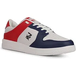 Leap7x Z-IGNIS Lacing Casual Sneakers for Men with EVA Sole | PVC Upper | Memory Foam Insole | Stylish & Comfortable | Breathable, Lightweight & Flexibility | Shock Absorption