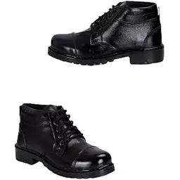 Leather Ankle Formal Lace-Up Boots | Stylish Dress Boots for Office, Business & Special Occasions