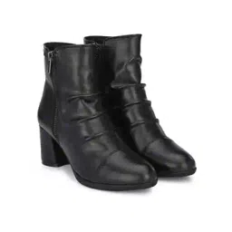 Leather Ankle-Length Boots