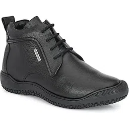 Leather Boots Formal Officer Class Shoes Grain Boots for Men
