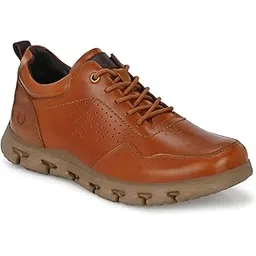 Leather Casual Sneakers for Men | EVA Sole Comfort