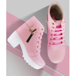 Leather Casual Stylish Look Shoes Boots For Women