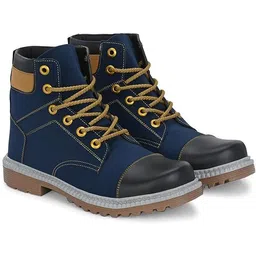 Leather Solid Tough Heavy Duty High Ankle Length Mens Casual Long Boots For Men