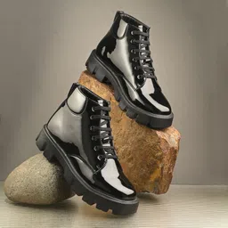 Leo Men's Chic and Chunky Comfortable Casual Boots Boots For Men