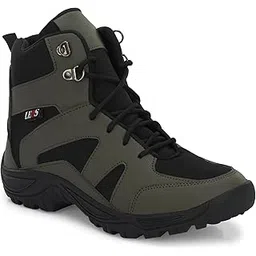 Leo Men's Waterproof Non-Slip Lightweight Outdoor Mid Top Ankle Boots For Men Boots For Men