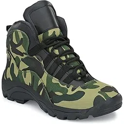 Leo's Men's Hiking Boots Lightweight Anti-Slip Outdoor Shoes Mid Top Ankle Hiker Trekking Work Boot Hiking & Trekking Shoes For Men