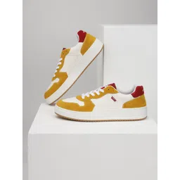 Levis Men Colourblocked PU Sneakers