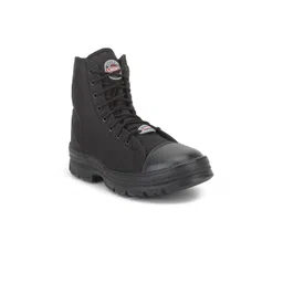 Liberty Men Black Mid-Top Sneakers